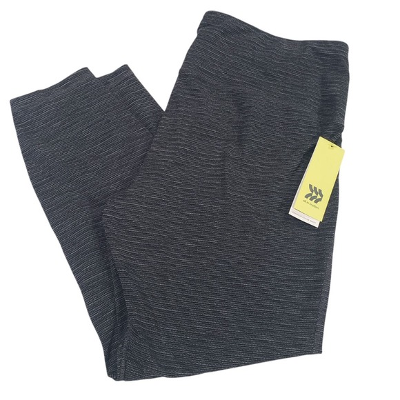 All In Motion 7/8 Leggings Womens Dark Gray XXL Contour Power Waist UPF 50+ - Picture 1 of 10